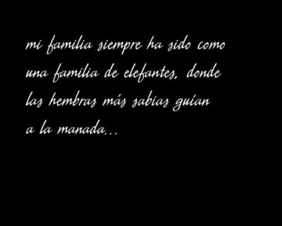 La mamá elefanta